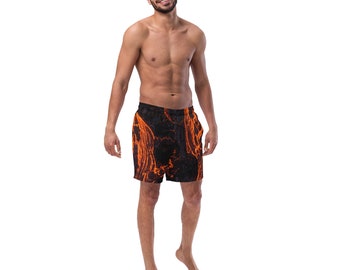 Lava Field Men's swim trunks | Geldingadalur Volcano Eruption | Iceland Gift