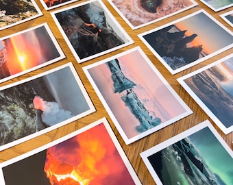 Icelandic postcards - Iceland photography postcard pack - Big set of 36 - or choose yours