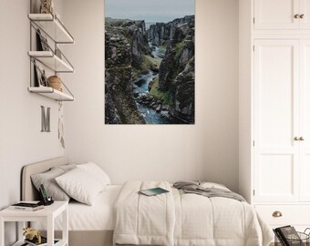 Fjaðrárgljúfur canyon | South Iceland Photography print | Travel wall art