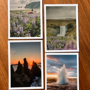 South Coast Postcards |  South Iceland  postcard set | Icelandic postcards - Iceland Souvenir Photography postcard  set of 4