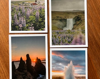 South Coast Postcards |  South Iceland  postcard set | Icelandic postcards - Iceland Souvenir Photography postcard  set of 4