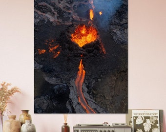 Fagradallsfjall Crater | Geldingadalur - Iceland Photography print | Travel wall art | Reykjanes Peninsula