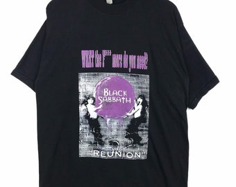 Vintage 90's Ozzy Osbourne Black Sabbath Band Tee Size XL - Etsy