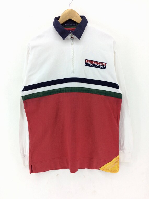 tommy long sleeve polo