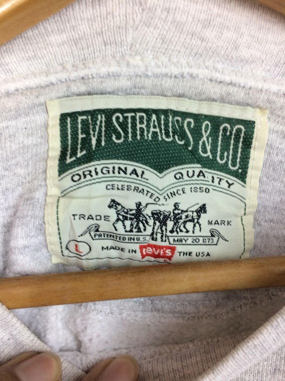 RARE!! Vintage Levi's 90s Sweatshirt American Sty… - image 2