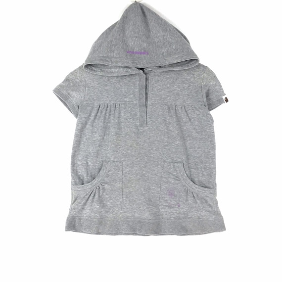 Bape short sleeve hoodie hot sale