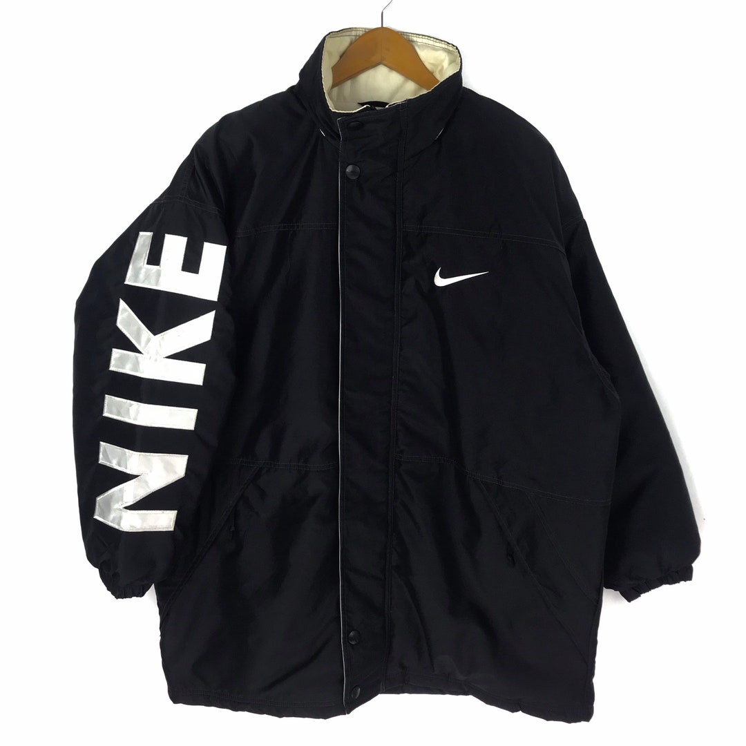 Rare Vintage Nike Zipper Jacket Jumper Pullover Spellout Etsy