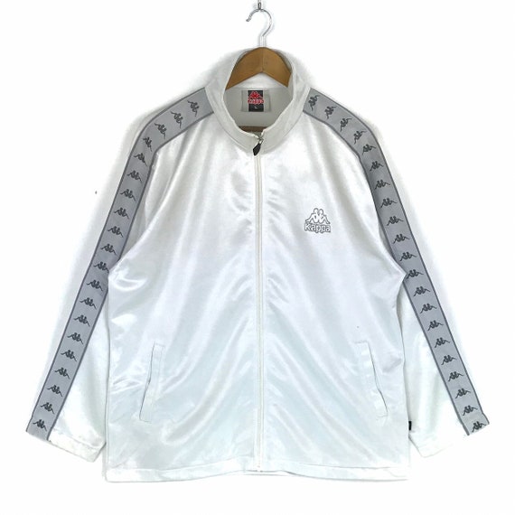 Rare Vintage 90 s KAPPA Jacket Kappa Side Tape Embroidery Big Logo