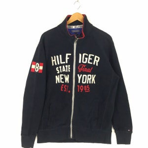 Rare !!! Vintage Tommy Hilfiger Sweatshirt vtg Tommy Hilfiger Sailing Gear Spellout Sweater Fashion Streetwear Hip Hop Swag