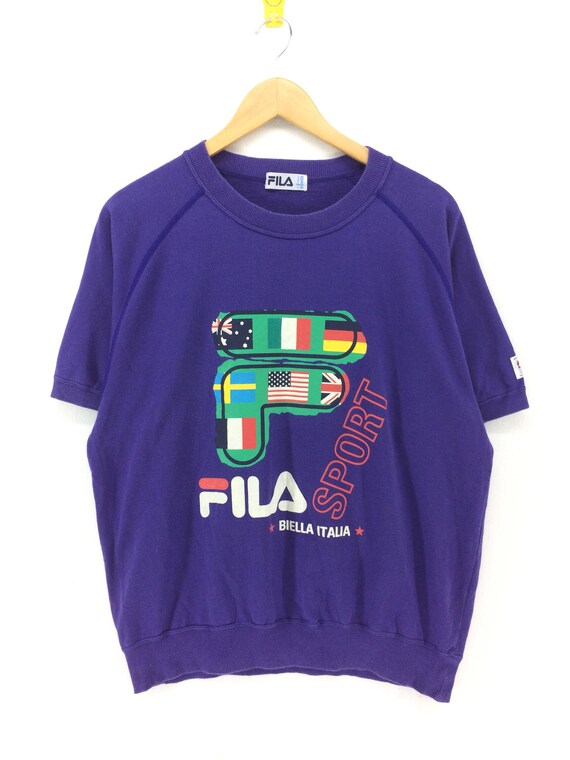 purple fila sweatshirt