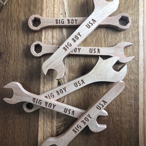 Toy Wrenches Wood Montessori Personalized Custom Pre-School Teacher Gift