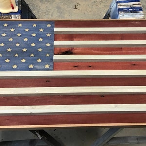 Challenge Coin Display American Flag for Military, Army, Navy, Marines, Air Force