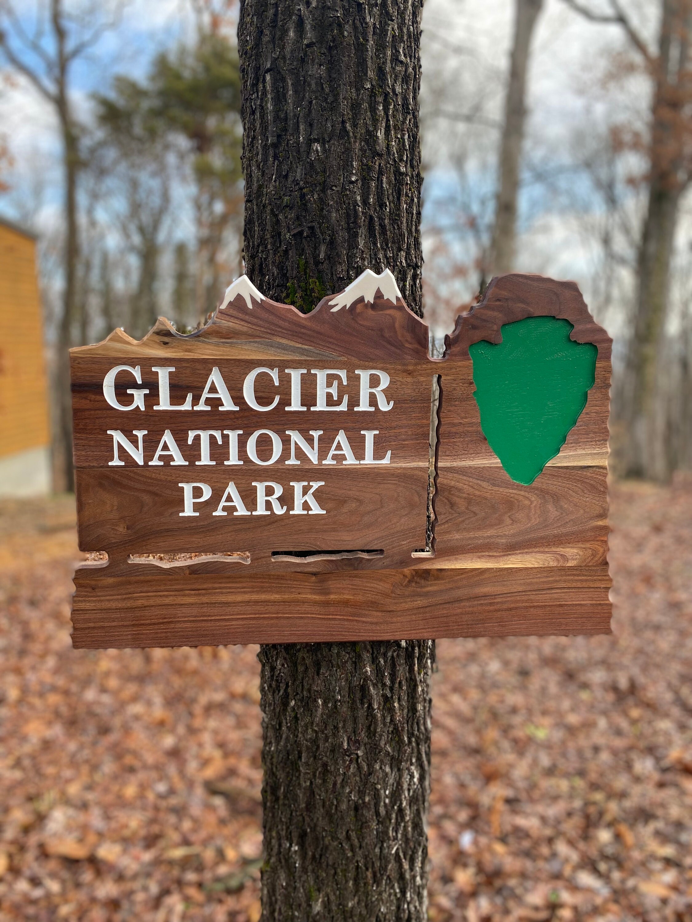 Mt. Sign Glacier National Park Wall Décor Montana MT Entrance Sign Replica - Etsy