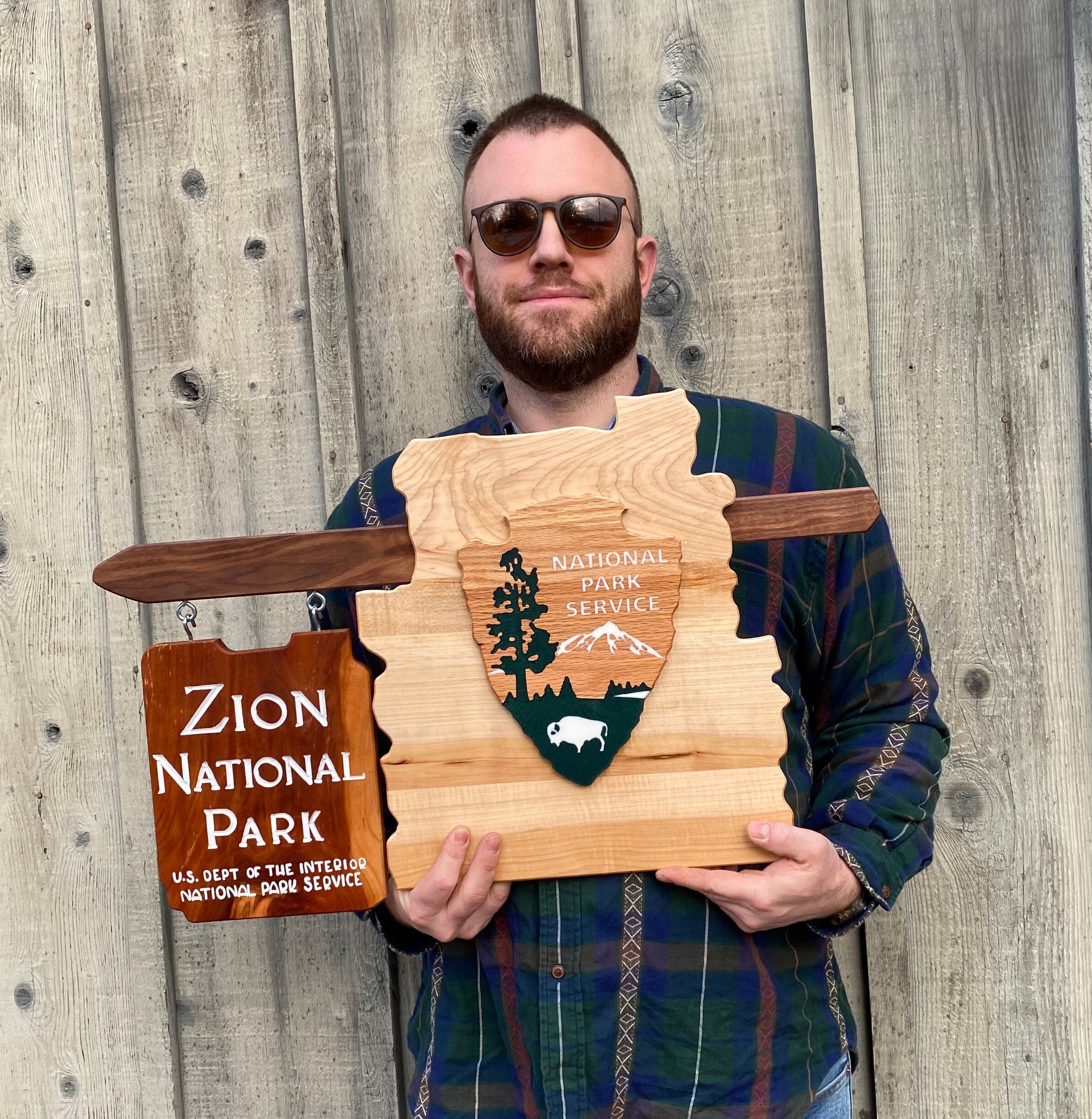 Zion National Park Wall Decor Utah UT Kenab Entrance Sign - Etsy