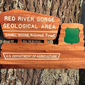 Red River Gorge Wall Decor Kentucky KY Sign Replica 28”