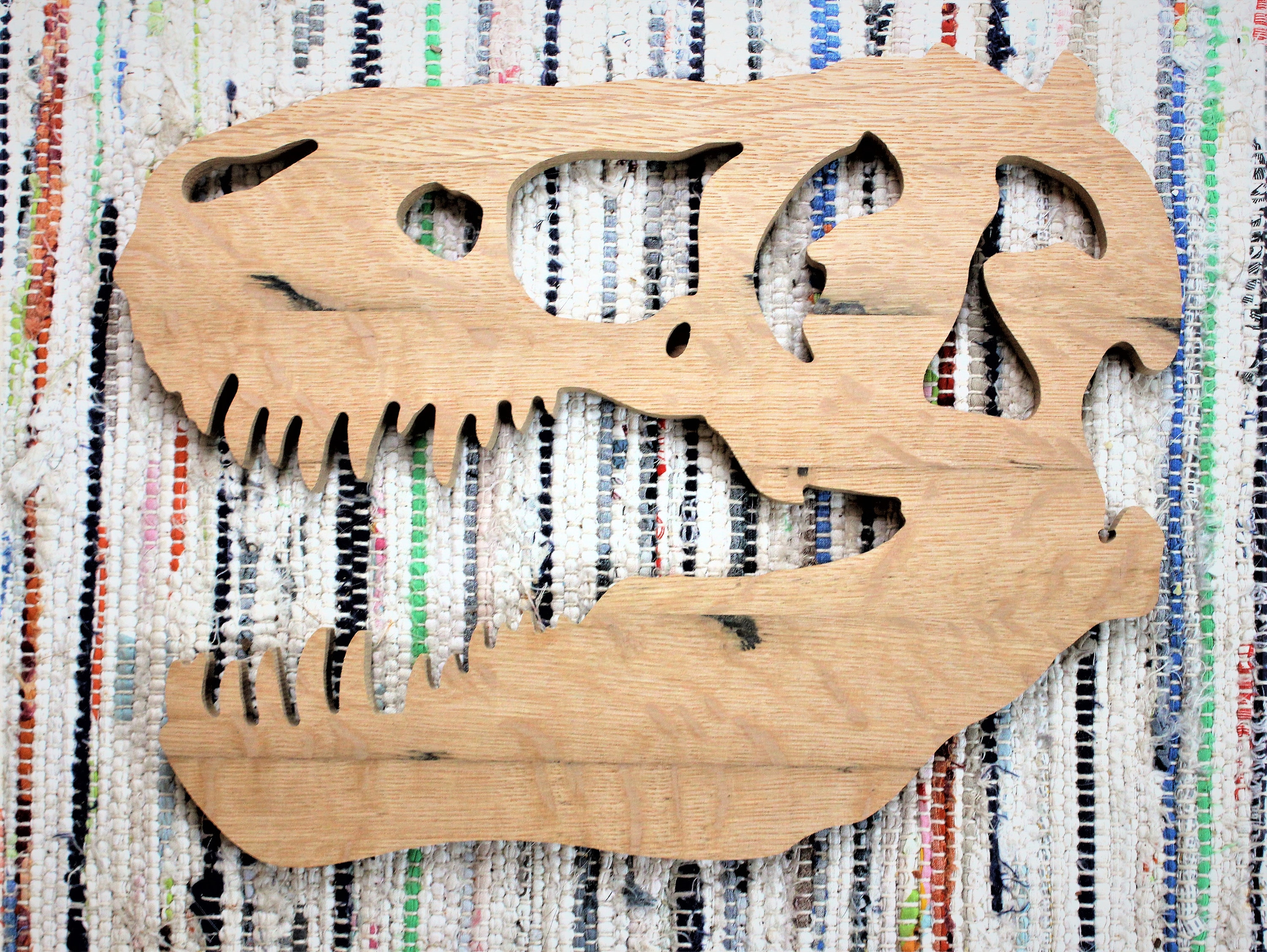 Sticker Mural T-Rex Squelette – 60x104 Cm, Personnalisé, 8bitdecal