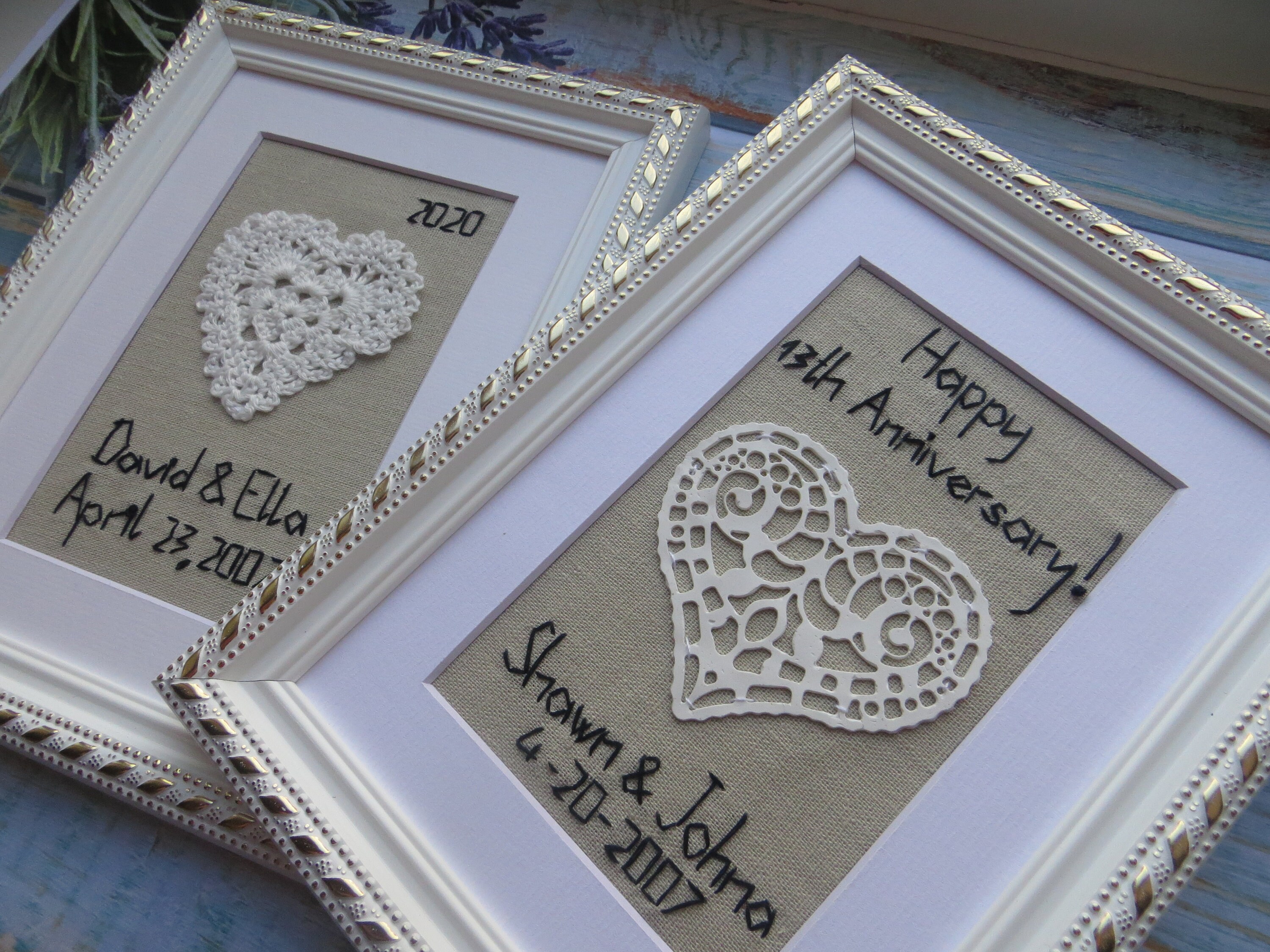 13th wedding anniversary gift for husband or wife 4th 12th