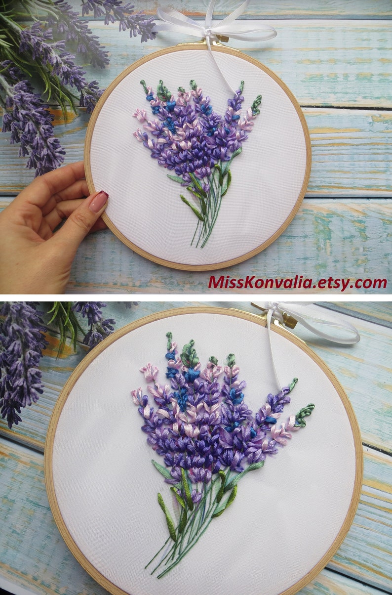 Ribbon embroidery kit craft for adult diy kit for teens Etsy