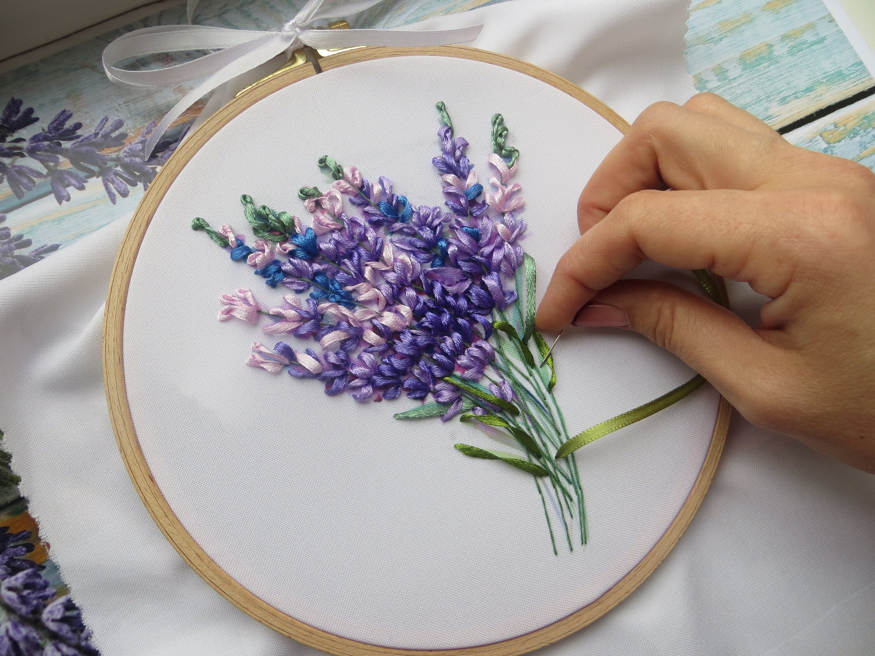 Ribbon Embroidery Kit Craft for Adult Diy Kit for Teens Etsy