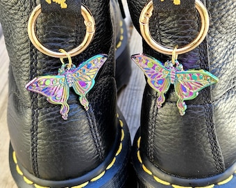Adornos para botas Polilla Luna