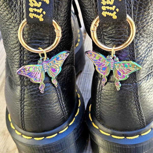 Boot Charms Luna Moth