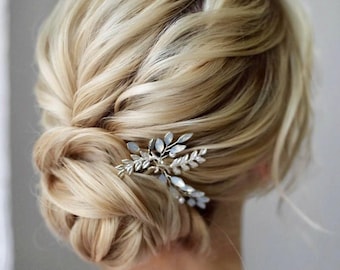 Bridal Hair Pin Something blue Bridal Hair pin Bridal Wedding Hair Accessories Something blue Hair pins Silver Bridal Hair Accessories