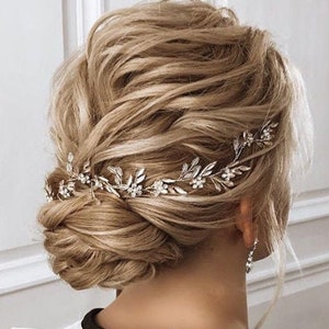 Wedding hair vine Leaf Wedding hair vine Bridal headband Leaf Bridal hair piece Wedding headband Wedding hair piece Gold hair vine