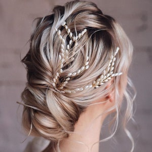 Wedding Hair Accessories Pearl Hair Pins Vine Pearl Bridal Hair Pins Wedding Hair Accessories Pearl Hair Pins Pearl Bridal Hair Accessories