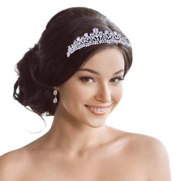Bridal Crown Crystal Wedding Tiara Bridal Crown Wedding Hair Accessory Silver Crystal Crown Gold Bridal Tiara Headband