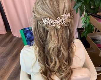 Braut Haarkranz Rosa Hochzeit Haarschmuck Silber Braut Haarschmuck Rose Gold Braut Haarschmuck Rosa Braut Haarschmuck Braut Haarschmuck