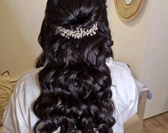 Bridal Hair Accessory Silver Bridal hair piece Bridal hair vine Wedding Hair Accessories Silver Bridal hair piece Rose gold Bridal hair vine