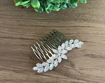 Crystal Bridal Hair Clip Silver Bridal Hair Accessories Silver Wedding Jewelry Crystal Bridal Jewelry Crystal Bridal Hair Jewelry