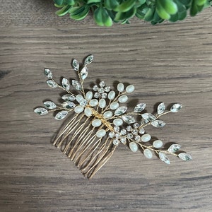 Peigne de mariée en perles Peigne de mariage en perles Accessoire de cheveux de mariée Peigne de cheveux en perles Peigne pour mariage Accessoire de cheveux de mariage pour mariée
