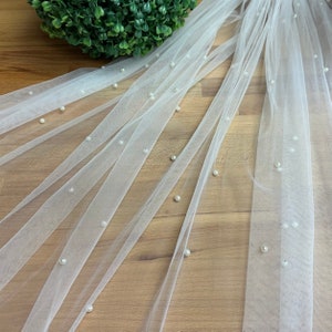 Pearl Veil Cathedral Veil with comb Cathedral Veil with pearls Elbow Veil Floor Veil with pearls Cathedral Veil Pearl Fingertip Veil