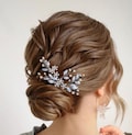 Bridal Something Blue hair piece Blue Bridal hair comb Wedding hair comb blue Wedding Hair Accessories Blue Opal hair piece