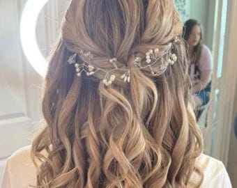 Bridal Hair Vine Wedding Hair Vine Bridal Hair Accessories  display picture 2