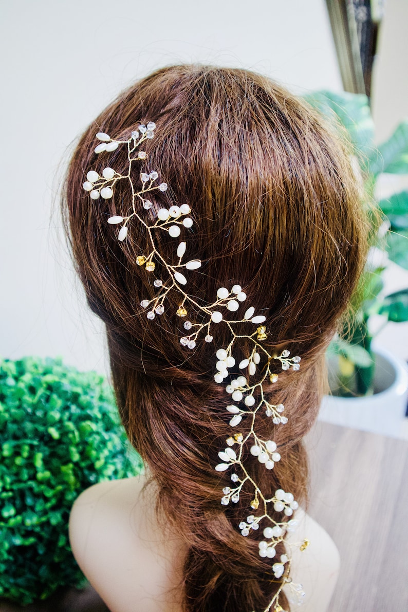 Bridal Hair Vine Wedding Hair Vine Bridal Hair Accessories Etsy