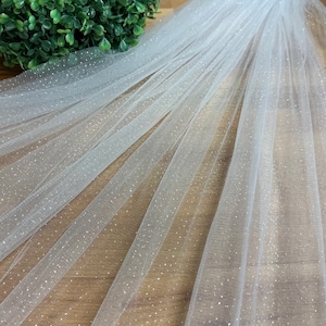 Glitter Veil Wedding Sparkling Veil Bridal Veil Ivory Cathedral Veil Elbow Veil Fingertip Veil Bride Veil with sparkles Wedding Veil