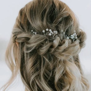 Wedding Hair Vine Bridal Hair Vine Bridal hair accessories Wedding Hair Accessories Rose Gold Bridal Hair Vine Silver Bridal Hair vine