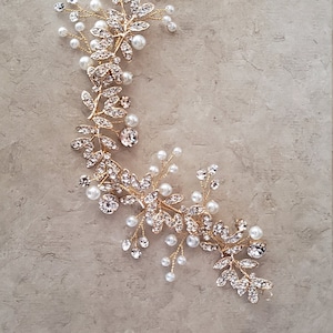 Pezzo per capelli da sposa Vite per capelli da sposa Accessori per capelli da sposa Accessori per capelli da sposa Argento Pezzo per capelli da sposa Oro rosa Vite per capelli da sposa immagine 1