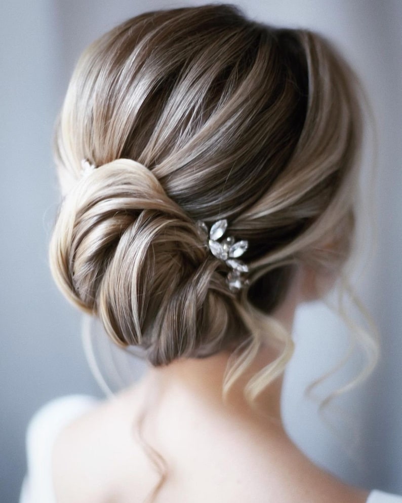 Crystal Hair Pins Bridal Hair Pins Crystal Wedding Hair Pins - Etsy