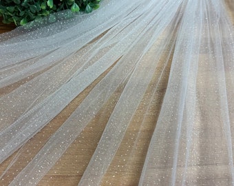 Glitter Wedding Veil Sparkling Veil with comb Glitter Bridal Veil Cathedral Veil Elbow Veil Fingertip Veil Bride Veil with sparkles