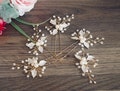 Wedding Hair pins Bridal Hair Accessories Wedding HaIr Accessories Bridal Hair pins Bridal Hair Jewelry Bridesmaid Hair Pins
