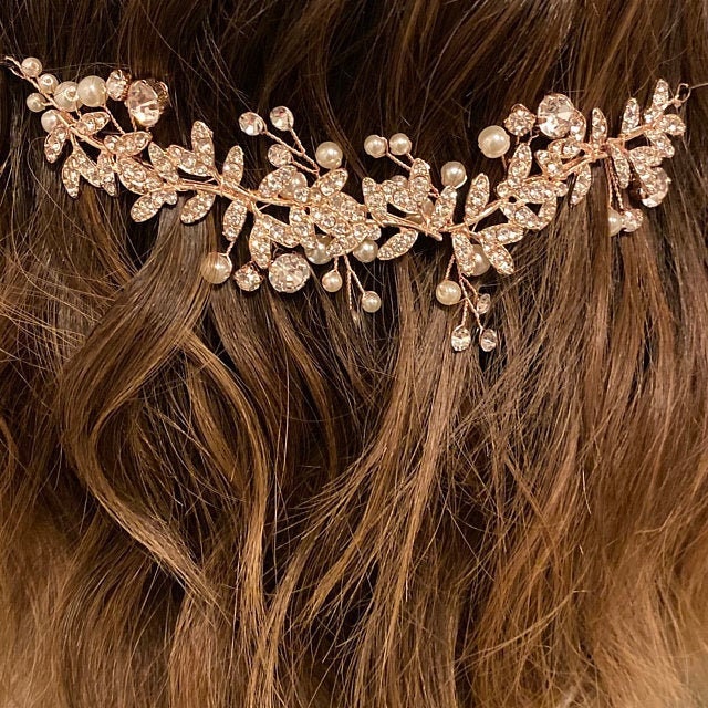 Bridal Hair Accessories Bridal hair piece Bridal hair vine Etsy