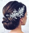 Bridal Hair piece Wedding hair piece Wedding Hair Accessories Bridal Hair Accessories Crystal Bridal Hair vine Quinceanera Jewelry