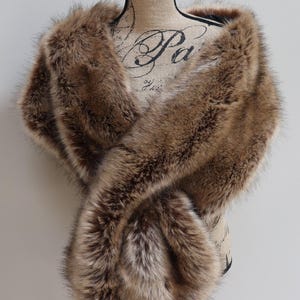 Faux Fur Bridal Scarf Wedding Bolero Bridal Cape Bridal Wrap Bridal Shrug Faux Fur Wrap Wedding cape Winter Bridesmaid Fur Shawl