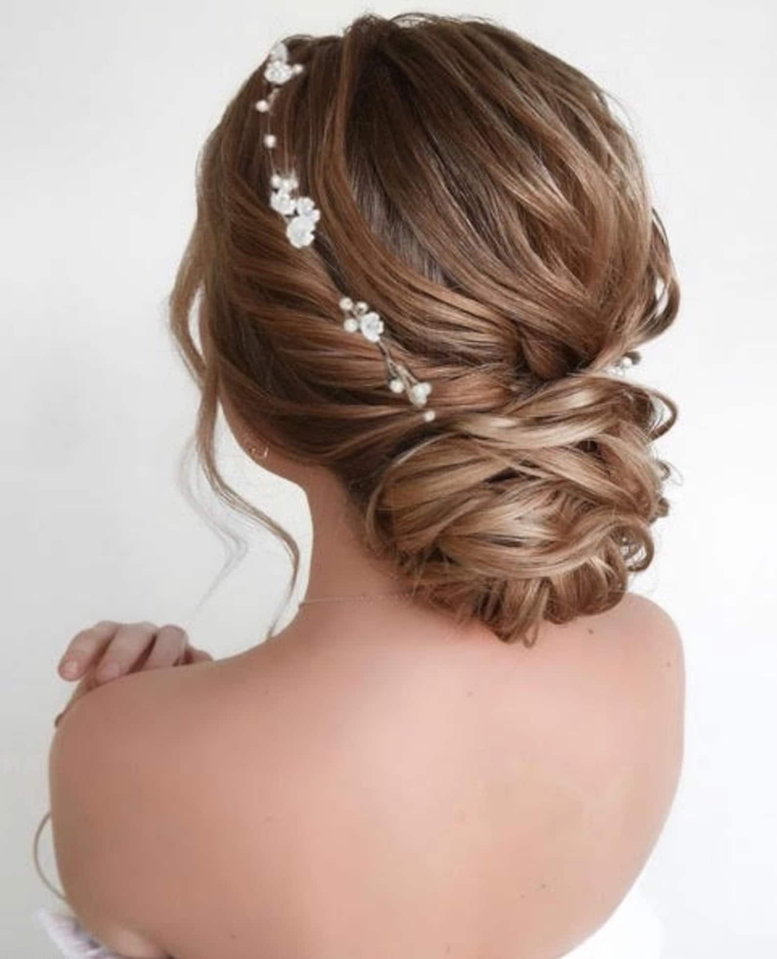 Floral Bridal Hair Vine Wedding Hair Piece Bridal Hair - Etsy