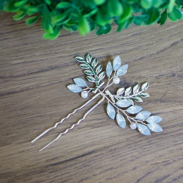 Blue Hair Pins Etsy