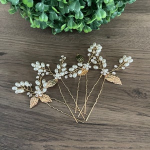 Bridal hair piece Wedding Hair Accessories Bridal hair pins Wedding hair pins  Bridesmaids gift Wedding hair pins Bridesmaids hair pins