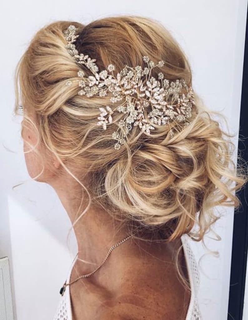 Bridal Hair Piece Wedding Hair Piece Bridal Hair Vine Wedding Etsy